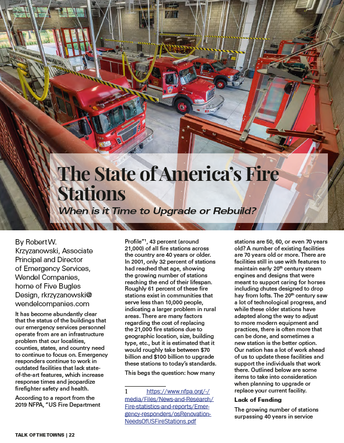 The state of America's Fire Stations